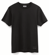 SYZ3 brand black organic cotton super soft t-shirt in black