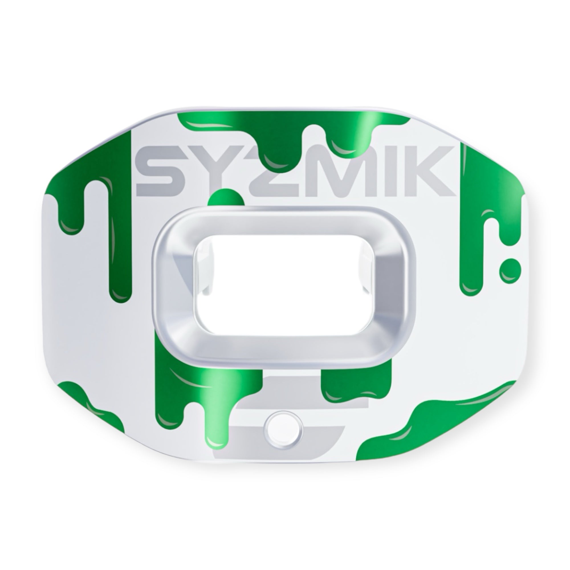 sports mouthguard green and white